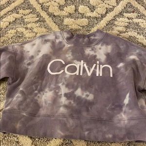Calvin Klein Long sleeve cropped sweatshirt